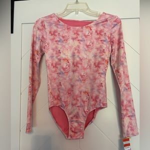 Gymnastics long sleeve leotard